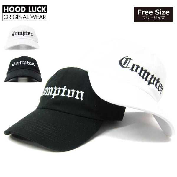 COMPTON コンプトン キャップ 帽子 6パネル ローキャップ メンズ レディース NWA N.W.A NEWHATTAN