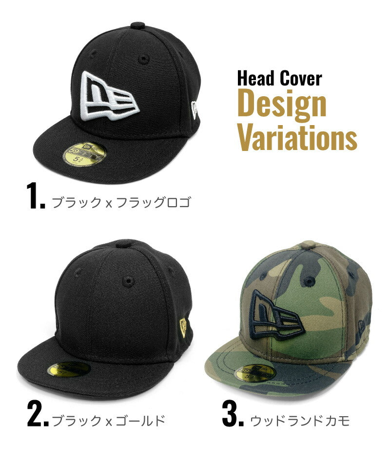 ニューエラ ゴルフ ヘッドカバー NEWERA GOLF キャップ型 ドライバー カバー 460cc対応 59FIFTY 帽子 ぼうし ベースボールキャップ メンズ レディース ラウンジ コース 打ちっぱなし ギフト