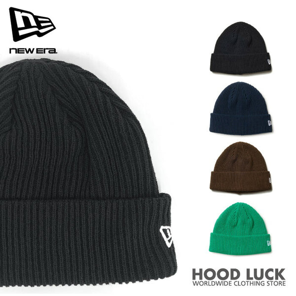 ニューエラ ニット帽 NEW ERA ニットキャップ リブ編 帽子 メンズ レディース カフ シンプル ブランド 黒 綿 コットン 人気 ブランド おしゃれ かっこいい フリーサイズ 大きいサイズ ニューエラー ユニセックス 男女兼用 ストリート コーデ 防寒 秋 冬