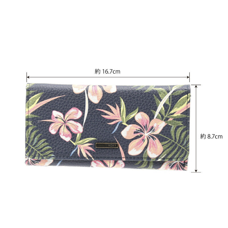 ロキシー お財布 ROXY HAZY DAZE 三つ折り財布 ウォレット 花柄 ボタニカル アロハ コンパクト レディース ブランド財布