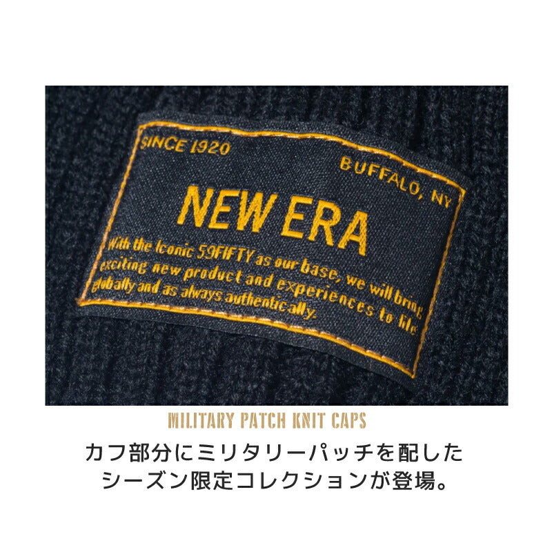 ニューエラ ニット帽 ミリタリー ニット キャップ ワッペン ワッチ ニューエラー NEW ERA NEWERA メンズ レディース