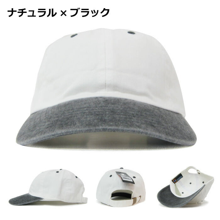 ニューハッタン キャップ ローキャップ 2トーン ポロキャップ 6パネルキャップ NEWHATTAN