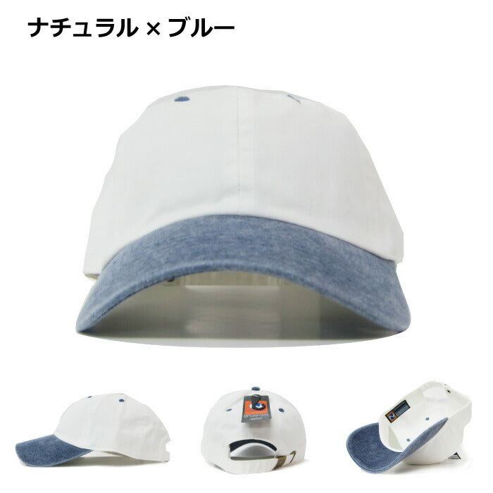 ニューハッタン キャップ ローキャップ 2トーン ポロキャップ 6パネルキャップ NEWHATTAN