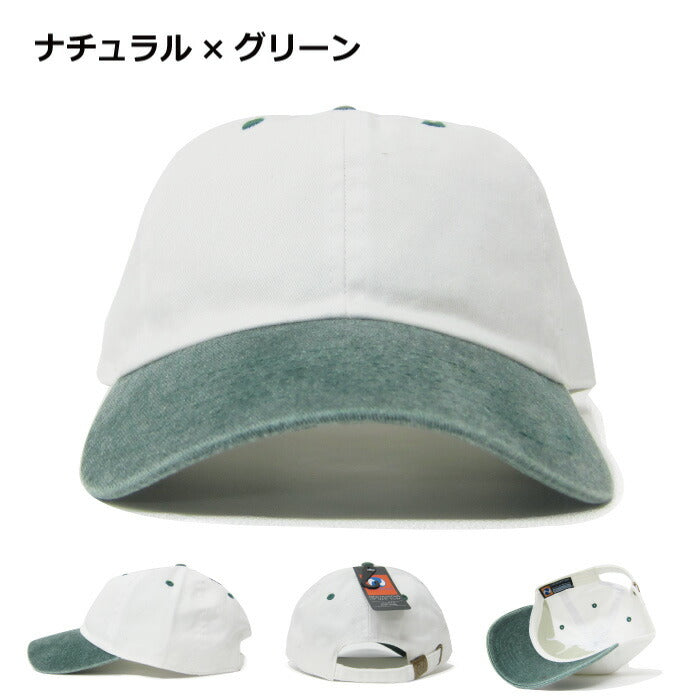 ニューハッタン キャップ ローキャップ 2トーン ポロキャップ 6パネルキャップ NEWHATTAN