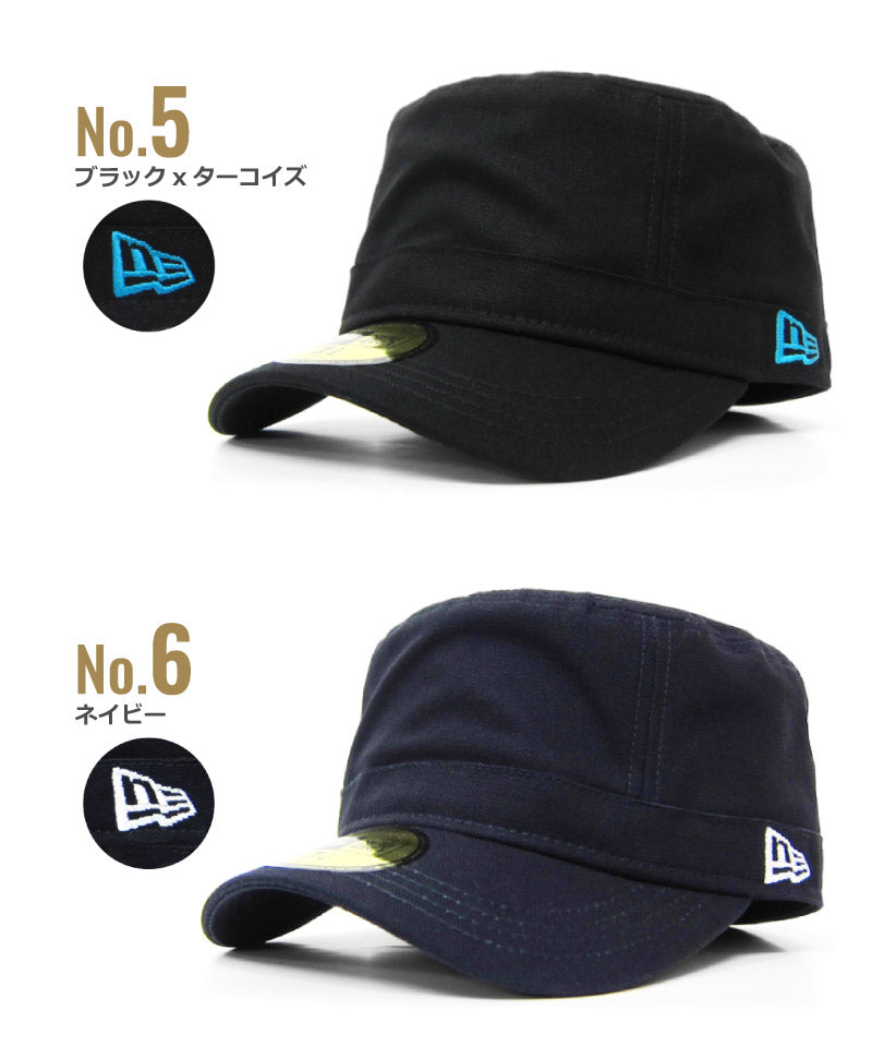 ニューエラ ワークキャップ NEW ERA WORK CAP ミリタリーキャップ ニューエラー NEWERA メンズ レディース 深め 帽子 大きいサイズ 62cm 夏 ブランド デニム