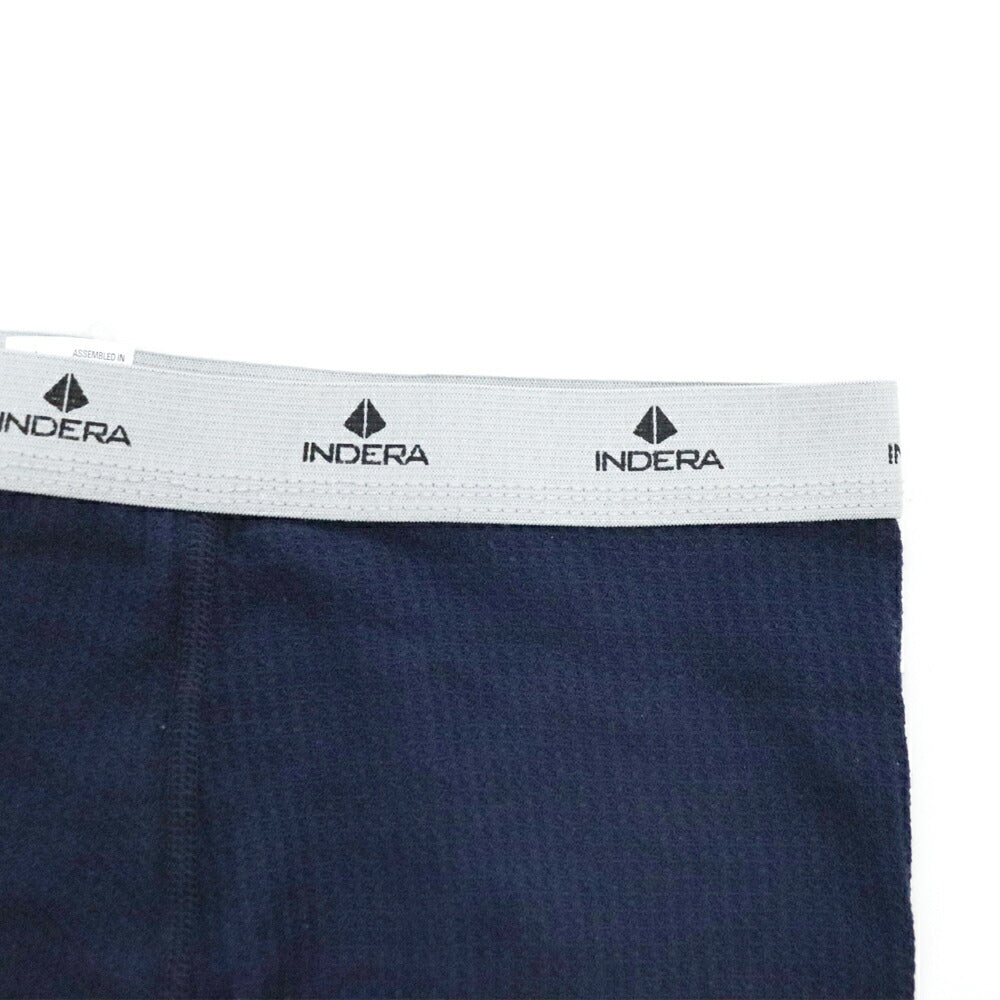 サーマルパンツ indera インデラ ワッフル インナー レギンス タイツ スパッツ メンズ レディース キャンプ アウトドア ヨガ インナーパンツ 防寒 通勤 通学