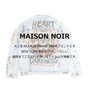 MAISON NOIR メゾンノアール デニム ジャケット 刺繍 プリにと REASON デニム ジャケット 派手 HIP HOP 衣装