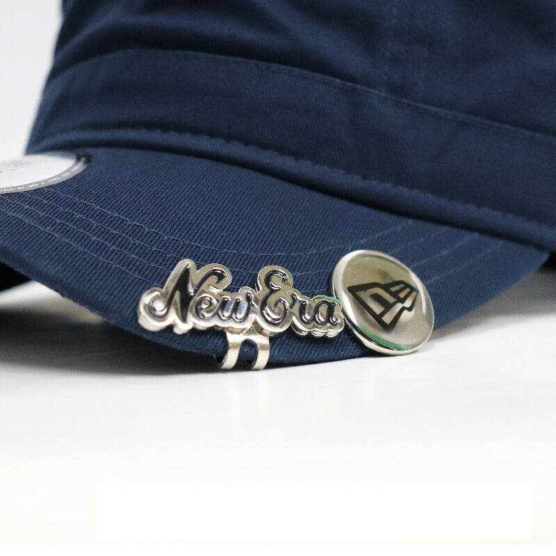 ニューエラ NEWERA ゴルフ GOLF マーカー ベーシックマーカー オールドロゴ フラッグロゴ シルバー 目立つマーカー おしゃれ シンプル