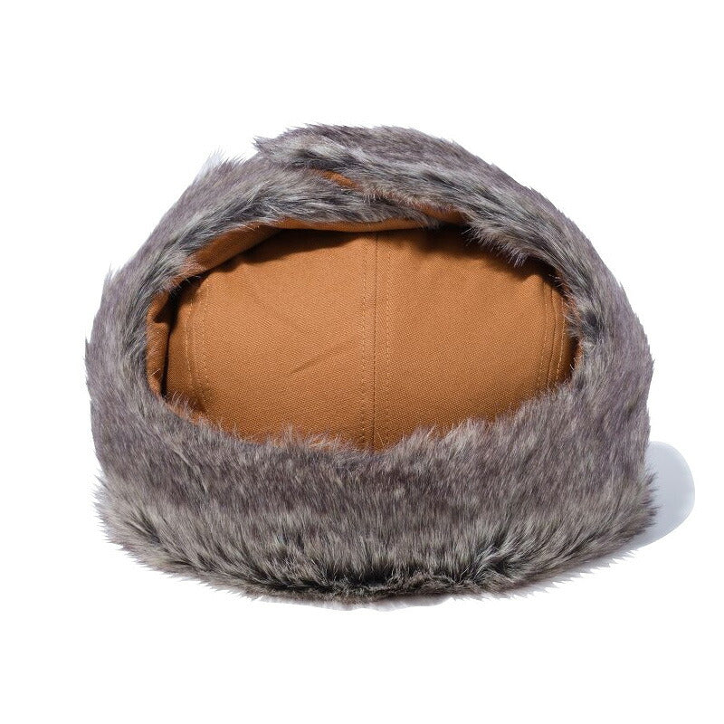 ニューエラ キャップ newera トラッパー 帽子 ダックキャンバス タン フライトキャップ ぼうし 防寒 ボア ファー もこもこ キャメル 防寒 スノーボード スキー メンズ レディース 冬 スポーツ
