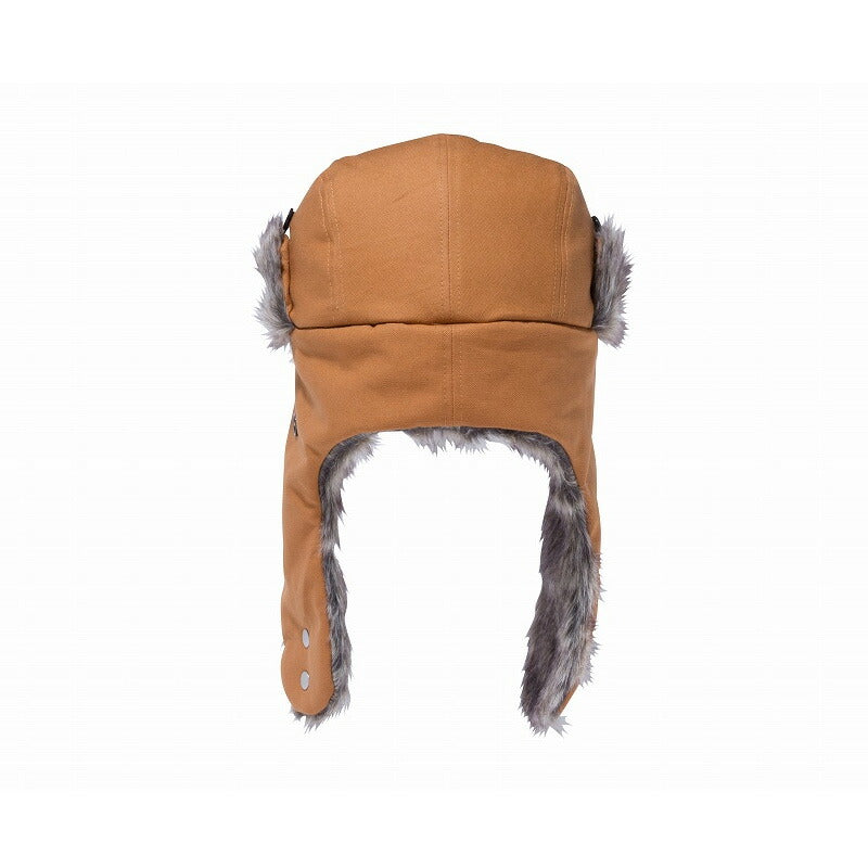 ニューエラ キャップ newera トラッパー 帽子 ダックキャンバス タン フライトキャップ ぼうし 防寒 ボア ファー もこもこ キャメル 防寒 スノーボード スキー メンズ レディース 冬 スポーツ