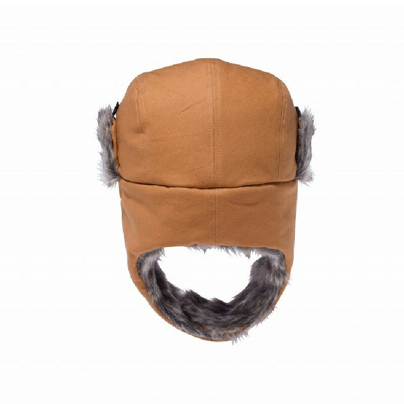 ニューエラ キャップ newera トラッパー 帽子 ダックキャンバス タン フライトキャップ ぼうし 防寒 ボア ファー もこもこ キャメル 防寒 スノーボード スキー メンズ レディース 冬 スポーツ
