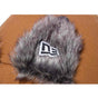 ニューエラ キャップ newera トラッパー 帽子 ダックキャンバス タン フライトキャップ ぼうし 防寒 ボア ファー もこもこ キャメル 防寒 スノーボード スキー メンズ レディース 冬 スポーツ