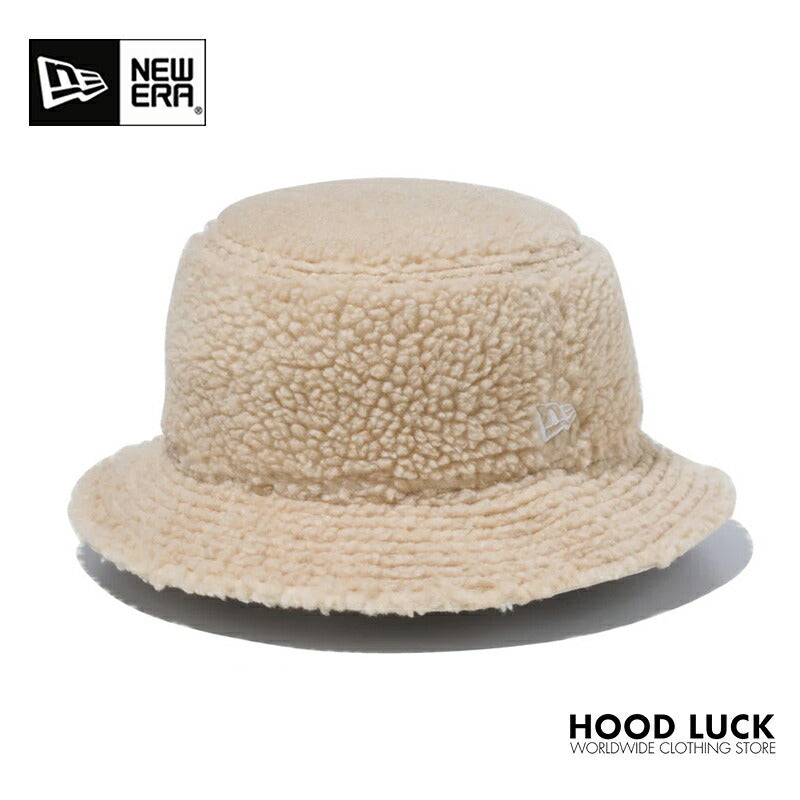 ニューエラ NEWERA ボア フリース バケットハット 01 ボア バケツハット サファリハット コード無し 冬用 温かい帽子 メンズ レディース カップル ペア お揃い