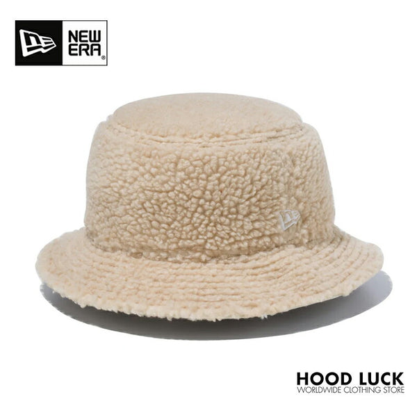 ニューエラ NEWERA ボア フリース バケットハット 01 ボア バケツハット サファリハット コード無し 冬用 温かい帽子 メンズ レディース カップル ペア お揃い