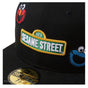 ニューエラ キャップ 59fifty コラボ SESAME STREET セサミストリート オールオーバー ブラック クッキーモンスター エルモ キャラクター メンズ レディース 帽子