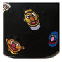 ニューエラ キャップ 59fifty コラボ SESAME STREET セサミストリート オールオーバー ブラック クッキーモンスター エルモ キャラクター メンズ レディース 帽子