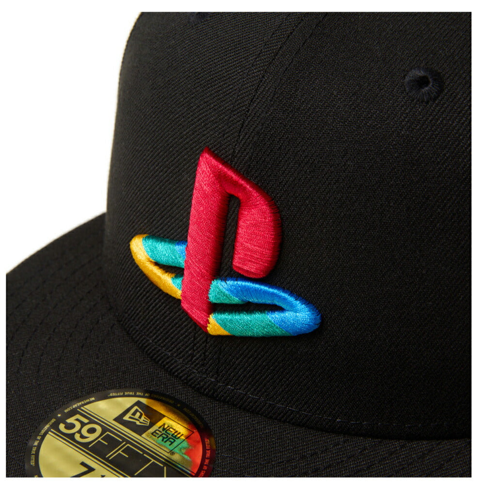 ニューエラ キャップ コラボ 59FIFTY  PlayStation プレステ プレイステーション ファミリーマーク マルチカラー ブラック メンズ レディース 大きいサイズ 帽子