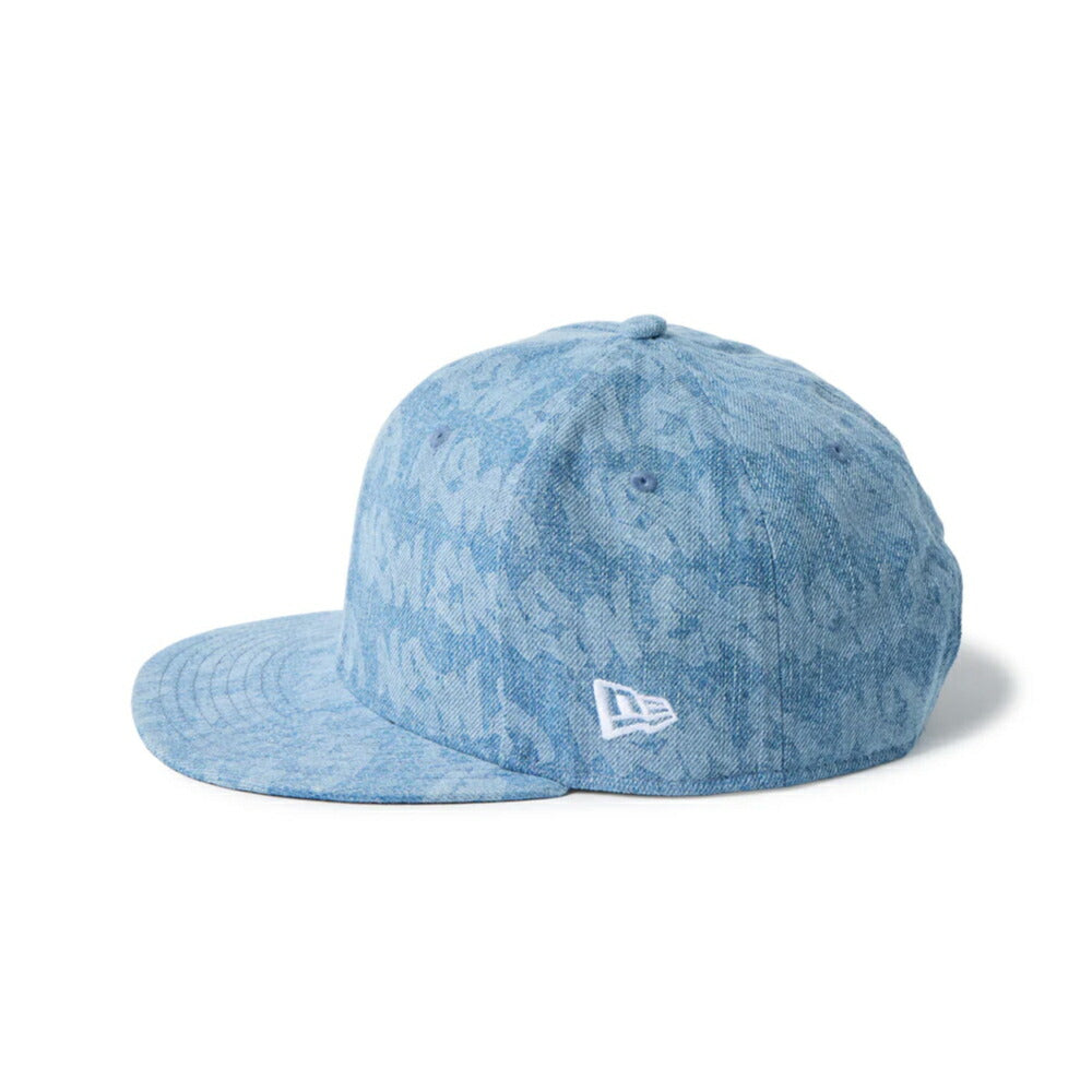 ニューエラ キャップ NEWERA ニューエラー 帽子 デニムキャップ タギング グラフィティー  9FIFTY Laser Burn Out ウォッシュドデニム メンズ レディース 大きいサイズ 65cm