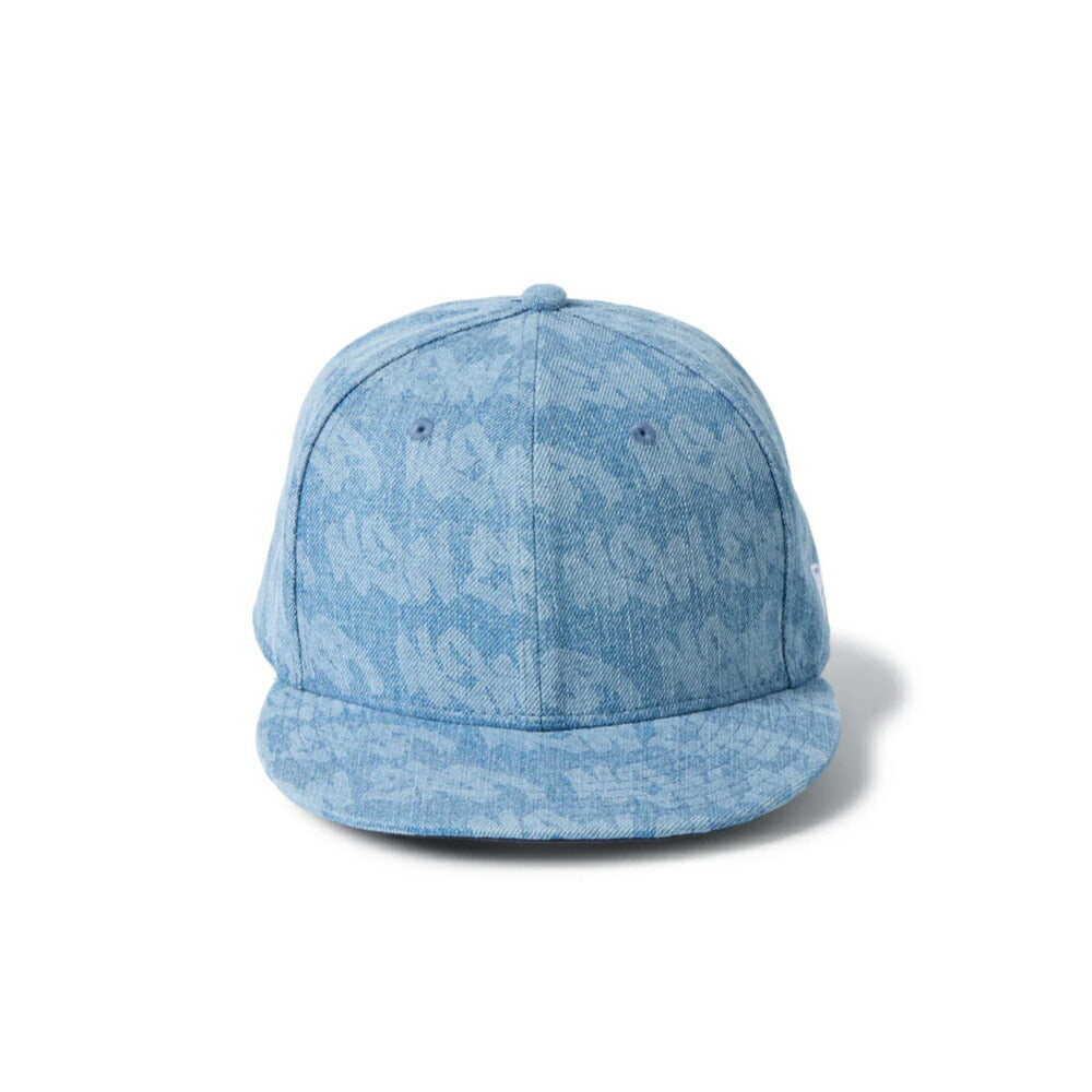 ニューエラ キャップ NEWERA ニューエラー 帽子 デニムキャップ タギング グラフィティー  9FIFTY Laser Burn Out ウォッシュドデニム メンズ レディース 大きいサイズ 65cm