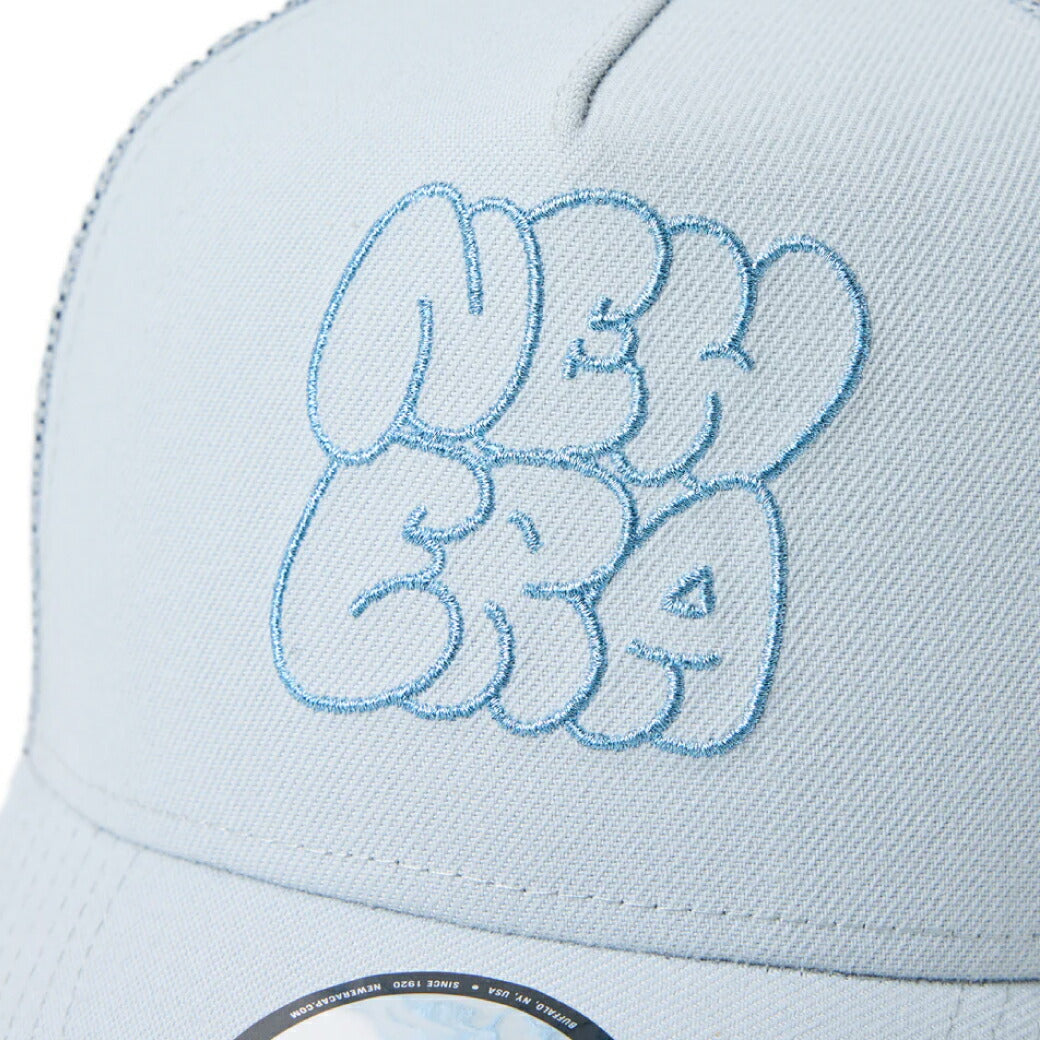 ニューエラ キャップ NEWERA 9FORTY A-Frame トラッカー Wall Art グレーメッシュキャップ トラッカーキャップ 帽子 夏用 グラフィティー HIP HOP ストリート  メンズ レディース