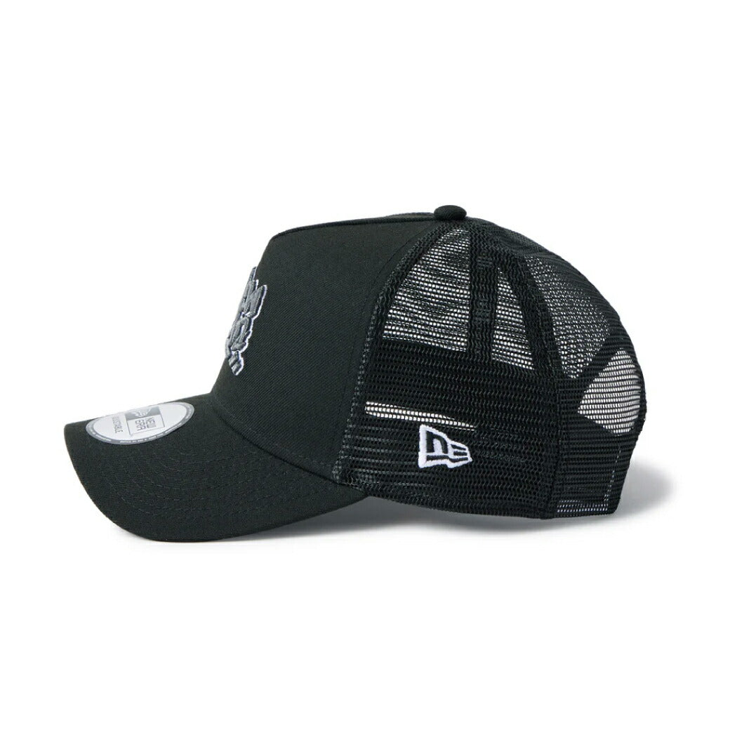 ニューエラ キャップ NEWERA 9FORTY A-Frame Wall Art メッシュキャップ トラッカーキャップ 帽子 夏用 グラフィティー HIP HOP ストリート Wall Art オプティックホワイト/ブラック メンズ レディース