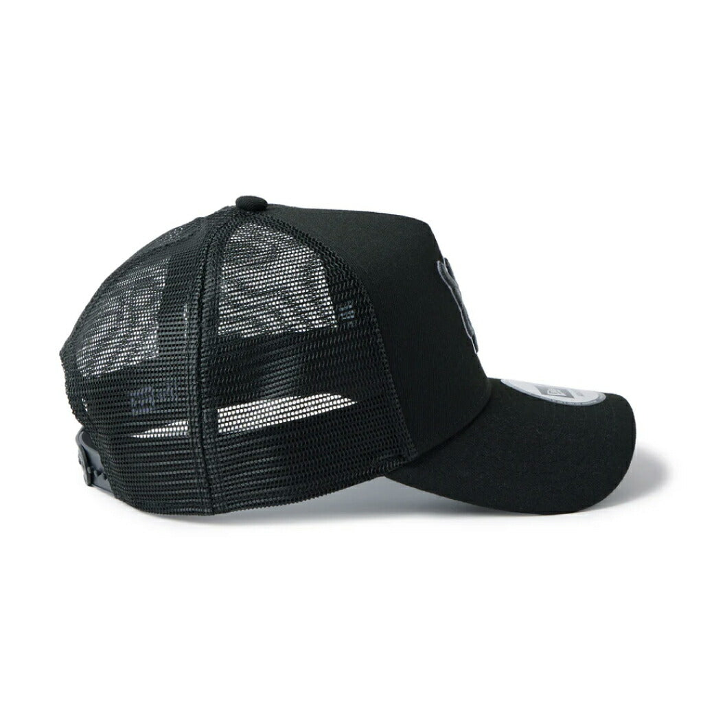 ニューエラ キャップ NEWERA 9FORTY A-Frame Wall Art メッシュキャップ トラッカーキャップ 帽子 夏用 グラフィティー HIP HOP ストリート Wall Art オプティックホワイト/ブラック メンズ レディース