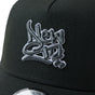 ニューエラ キャップ NEWERA 9FORTY A-Frame Wall Art メッシュキャップ トラッカーキャップ 帽子 夏用 グラフィティー HIP HOP ストリート Wall Art オプティックホワイト/ブラック メンズ レディース