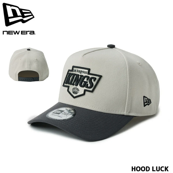 ニューエラ キャップ NEWERA 帽子 9FORTY A-Frame NHL ロサンゼルス・キングズ ブラック ストーン/グラファイト メンズ レディース