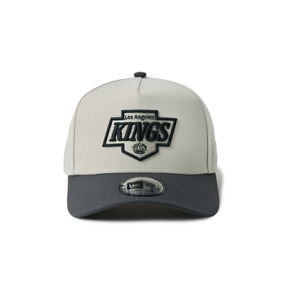 ニューエラ キャップ NEWERA 帽子 9FORTY A-Frame NHL ロサンゼルス・キングズ ブラック ストーン/グラファイト メンズ レディース