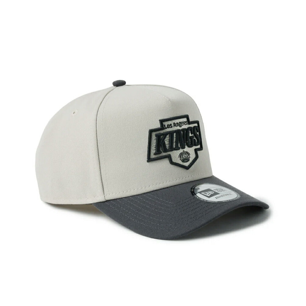 ニューエラ キャップ NEWERA 帽子 9FORTY A-Frame NHL ロサンゼルス・キングズ ブラック ストーン/グラファイト メンズ レディース