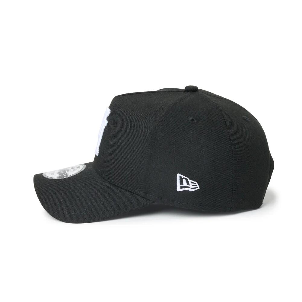 ニューエラ キャップ LA 逆ロゴ 逆さま 9FORTY A-Frame MLB Upside Down ロサンゼルス・ドジャース ブラック メンズ レディース 刺繍ロゴ