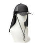 ニューエラ メッシュ キャップ NEWERA ニューエラー 帽子 9FORTY A-Frame OD 940AFTR SUNSHADE UT SURF BLK 261 シェード付き 防止 日焼け対策 紫外線対策 UVカット メンズ レディース
