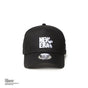 ニューエラ メッシュキャップ コラボ スヌーピー ピーナッツ NEW ERA 9FORTY A-Frame トラッカー Vintage PEANUTS ピーナッツ JOE COOL ジョー・クール ブラック メンズ レディース 夏用