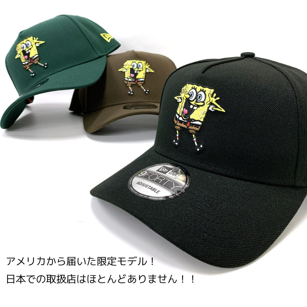 ニューエラ キャップ コラボ スポンジボブ 限定 NEW ERA Nickelodeon - SpongeBob 9FORTY A-FRAME メンズ レディース