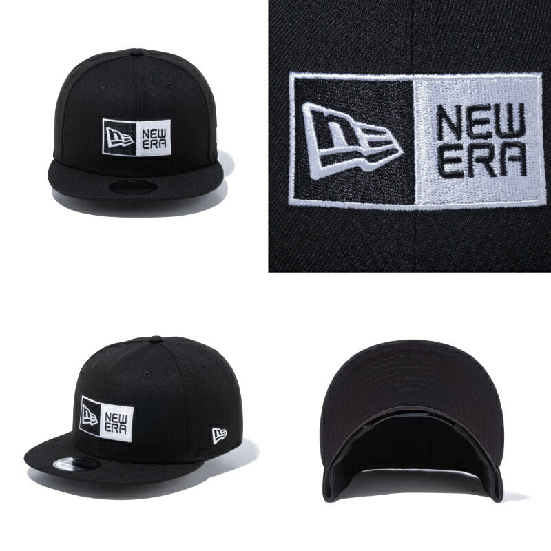 ニューエラ キャップ スナップバック NEW ERA SNAPBACK ボックスロゴ ワンポイント BOX LOGO 人気 刺繍 帽子 ストリート HIP HOP ファッション メンズ レディース