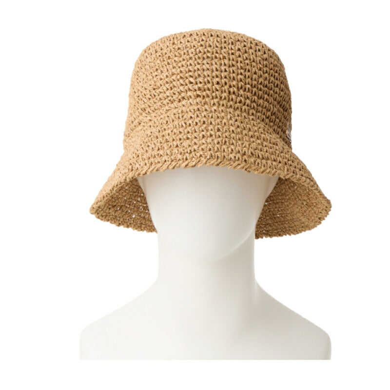 ニューエラ バケットハット 麦わら帽子 ストローハット バケハ ペーパーストロー NEWERA  BUCKET01 SB PAPER 紫外線対策 UVカット メンズ レディース 大きいサイズ