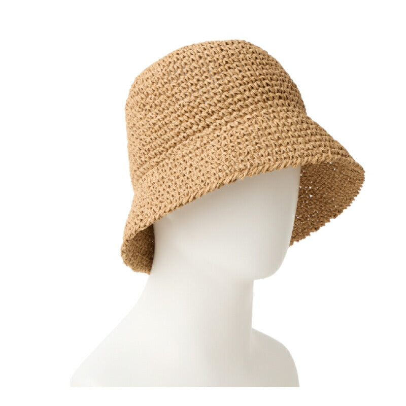 ニューエラ バケットハット 麦わら帽子 ストローハット バケハ ペーパーストロー NEWERA  BUCKET01 SB PAPER 紫外線対策 UVカット メンズ レディース 大きいサイズ