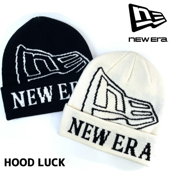 ニューエラ ニット帽 メンズ レディース ベーシック カフニット ジャガード JACQUARD FandN NEW ERA ロゴ ブラック黒 ブランド スノー 防寒 デカロゴ