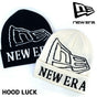 ニューエラ ニット帽 メンズ レディース ベーシック カフニット ジャガード JACQUARD FandN NEW ERA ロゴ ブラック黒 ブランド スノー 防寒 デカロゴ