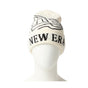 ニューエラ ニット帽 メンズ レディース ベーシック カフニット ジャガード JACQUARD FandN NEW ERA ロゴ ブラック黒 ブランド スノー 防寒 デカロゴ