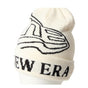 ニューエラ ニット帽 メンズ レディース ベーシック カフニット ジャガード JACQUARD FandN NEW ERA ロゴ ブラック黒 ブランド スノー 防寒 デカロゴ