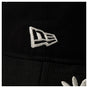 ニューエラ バケットハット 01 花柄 フラワー 黒 NEWERA バケツハット サファリハット コード無し メンズ レディース キャンプ アウトドア ブラック UV対策 Flower Embroidery