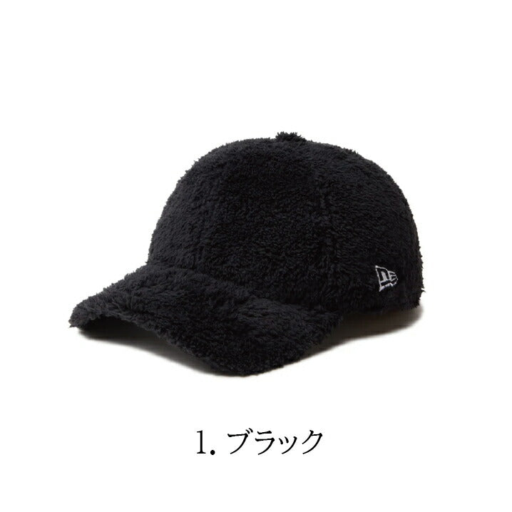 ニューエラ キャップ 9TWENTY Mink Fleece ミンクフリース ボア メンズ レディース プレゼント 秋冬 黒 ベージュ ブラウン フリーサイズ