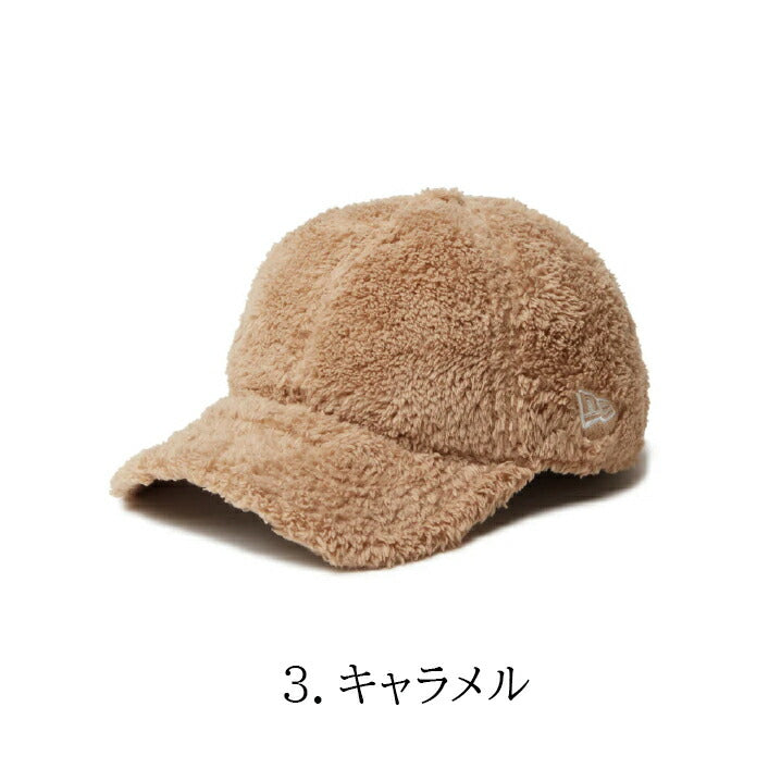 ニューエラ キャップ 9TWENTY Mink Fleece ミンクフリース ボア メンズ レディース プレゼント 秋冬 黒 ベージュ ブラウン フリーサイズ