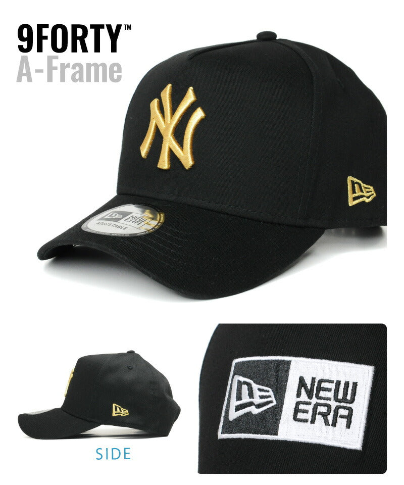 ニューエラ NEW ERA キャップ 9FORTY A-Frame NY メンズ レディース 940 ニューヨークヤンキース ニューエラー 帽子 ぼうし LA