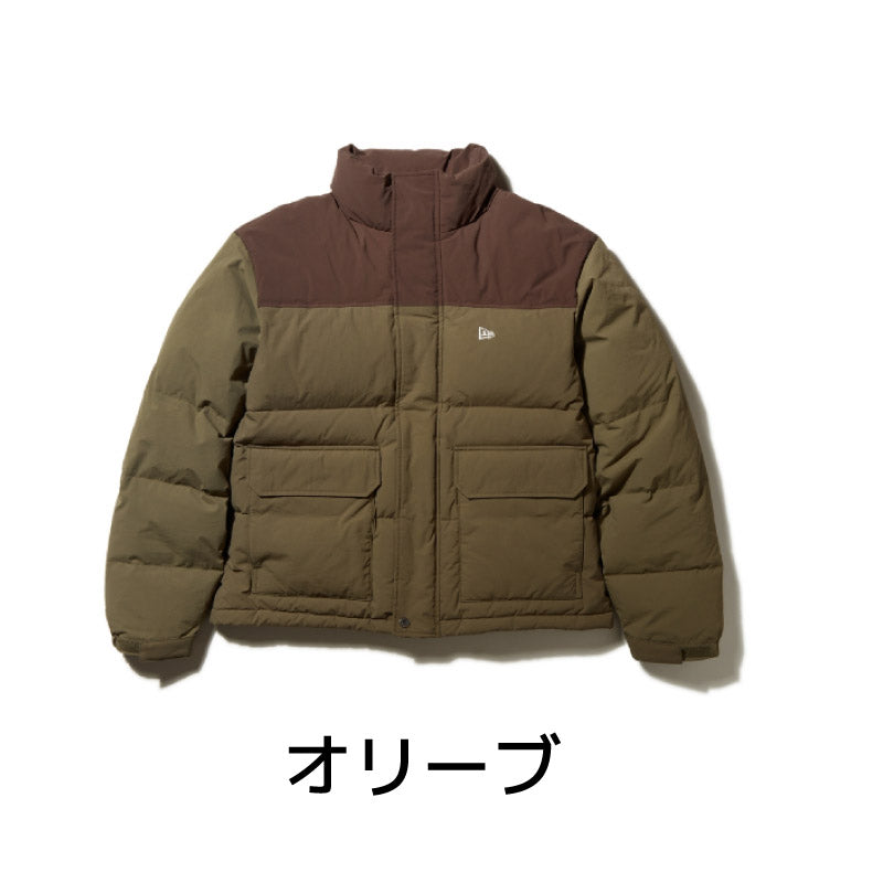 ニューエラ ダウンジャケット NEW ERA DOWN JACKET ダウン70% フェザー30% 防寒 アウトドア ストリート シンプル ブランド メンズ レディース アウター