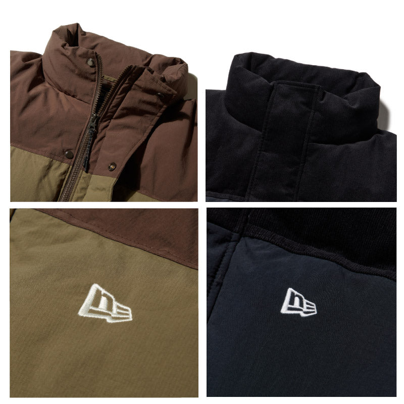 ニューエラ ダウンジャケット NEW ERA DOWN JACKET ダウン70% フェザー30% 防寒 アウトドア ストリート シンプル ブランド メンズ レディース アウター