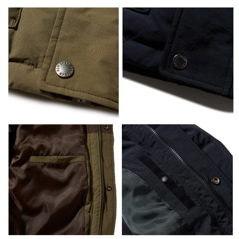 ニューエラ ダウンジャケット NEW ERA DOWN JACKET ダウン70% フェザー30% 防寒 アウトドア ストリート シンプル ブランド メンズ レディース アウター