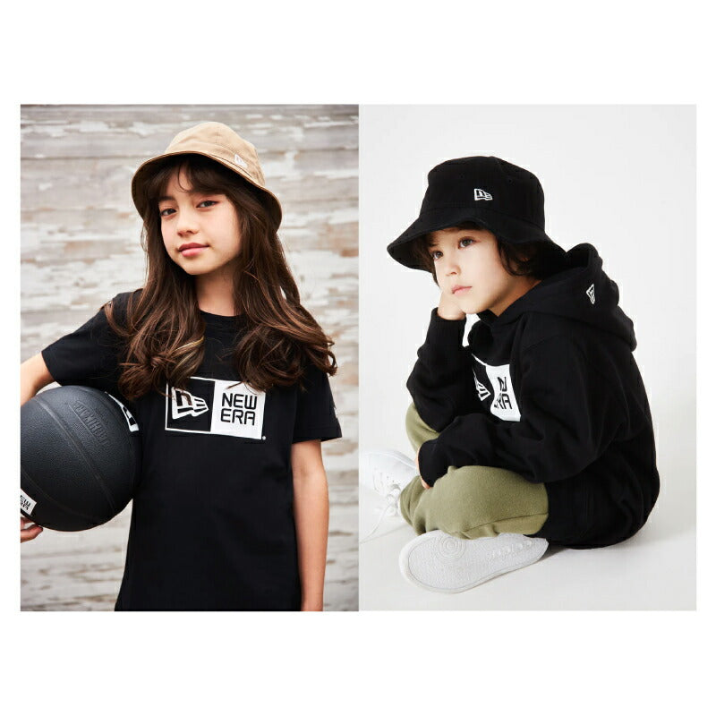 ニューエラ キッズ バケットハット NEWERA 01 バケツハット サファリハット 紫外線対策 ボーイ ガール キャンプ アウトドア