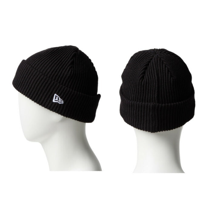 ニューエラ ニット帽 NEW ERA ニットキャップ リブ編 帽子 メンズ レディース カフ シンプル ブランド 黒  綿 コットン 人気 ブランド おしゃれ かっこいい フリーサイズ 大きいサイズ ニューエラー ユニセックス 男女兼用 ストリート コーデ 防寒 秋 冬